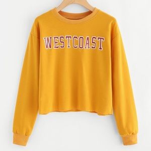 SHEIN Cropped Crewneck Sweatshirt